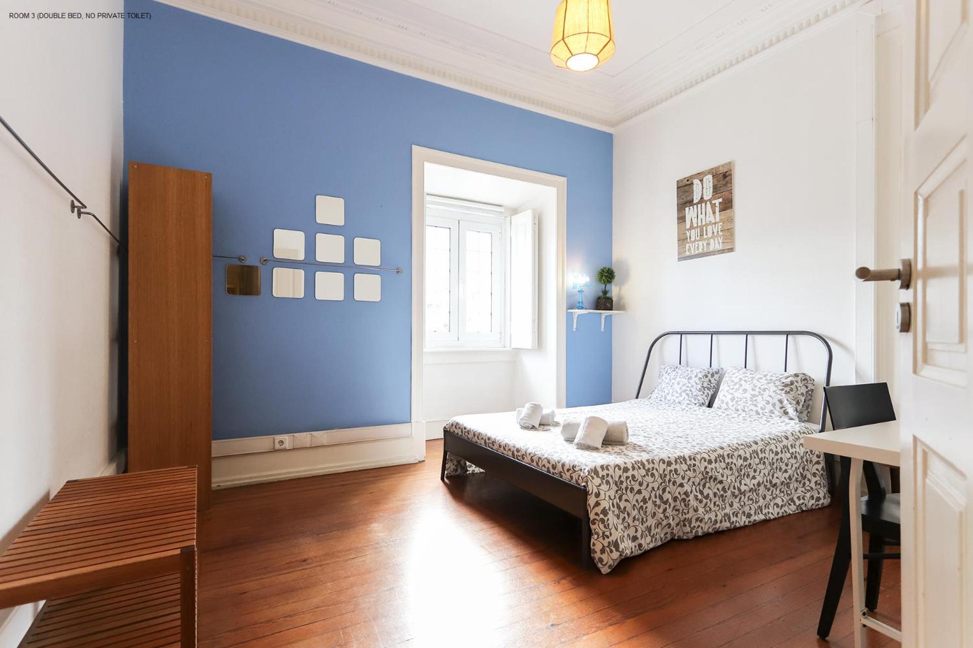 Double Room Shared Toilet