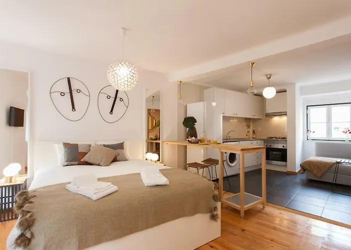 Huisdiervriedelijke Martim Moniz Studio Apartments - By Lu Holidays Lissabon